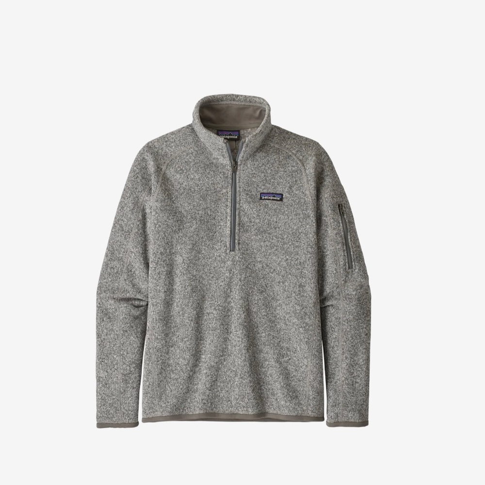BNWOT Patagonia Women’s Better Sweater 1/4 ZIP BIRCH WHITE Size:M
